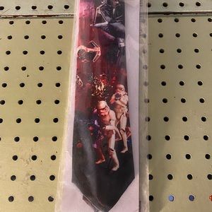 star wars themed tie.